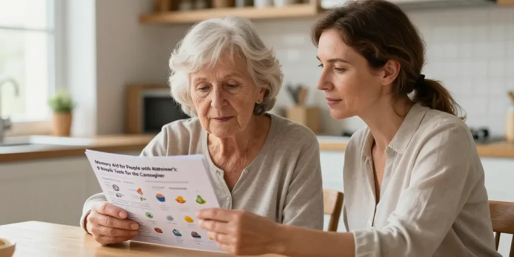 Aide mémoire pour personne Alzheimer : les 9 outils simples pour l'aidant