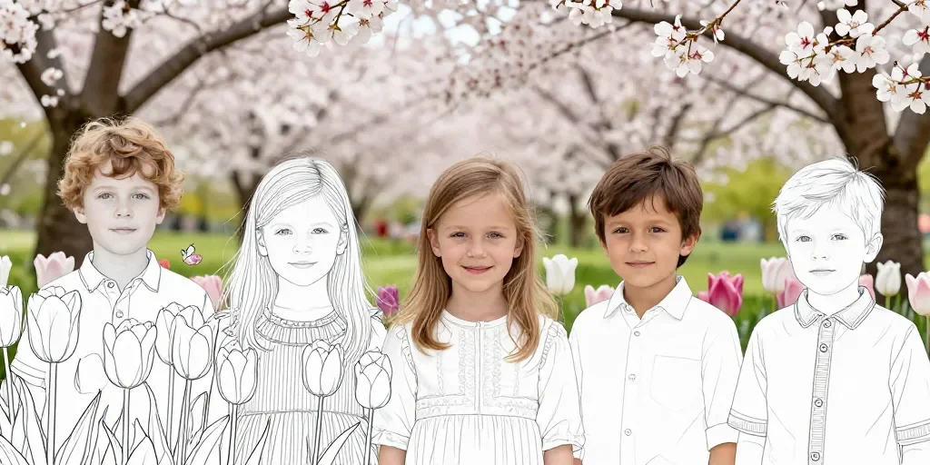Coloriage printemps PDF : les 20 meilleurs modèles gratuits à imprimer