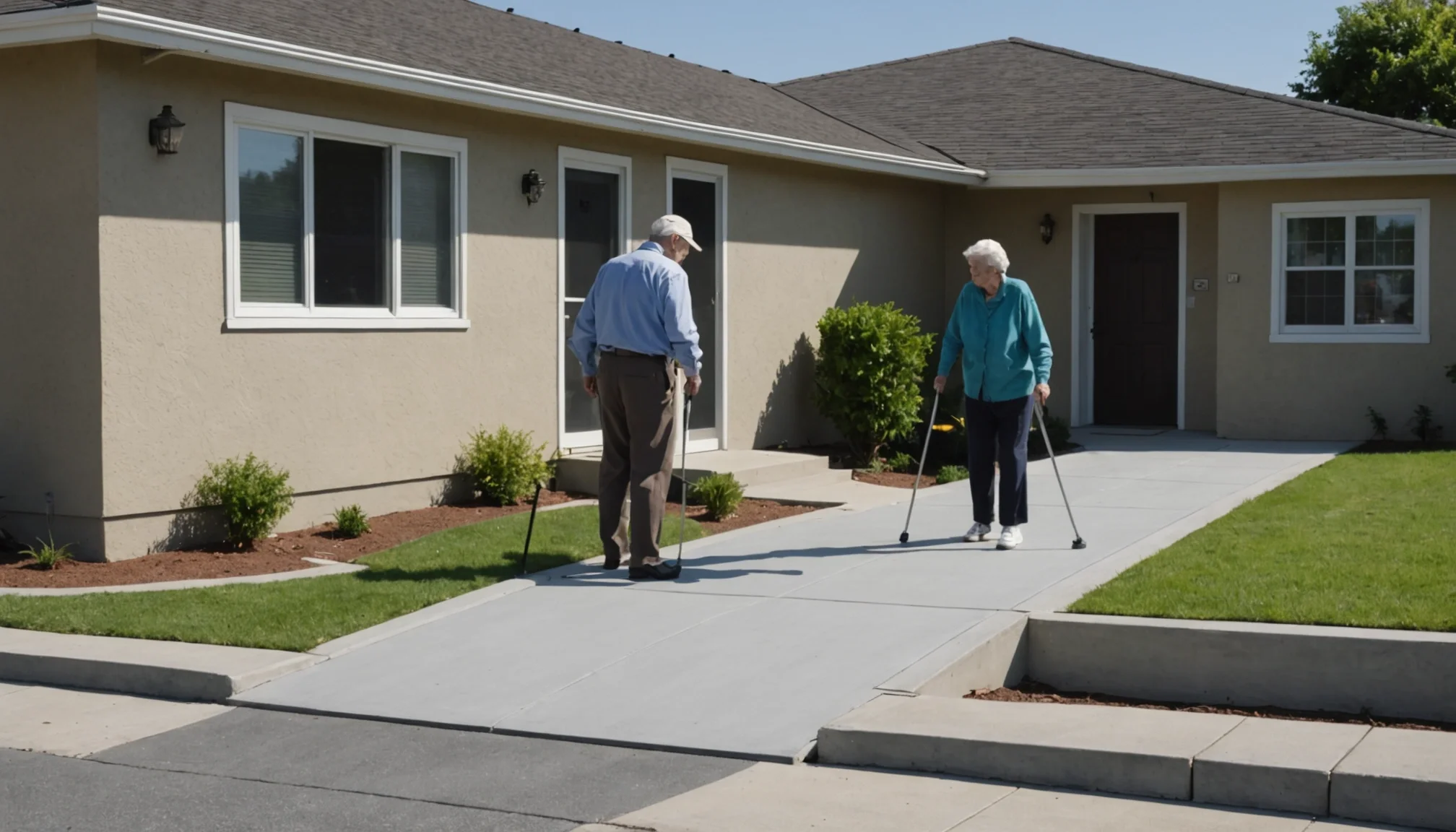 Construire une rampe en béton : autonomie renforcée pour les seniors