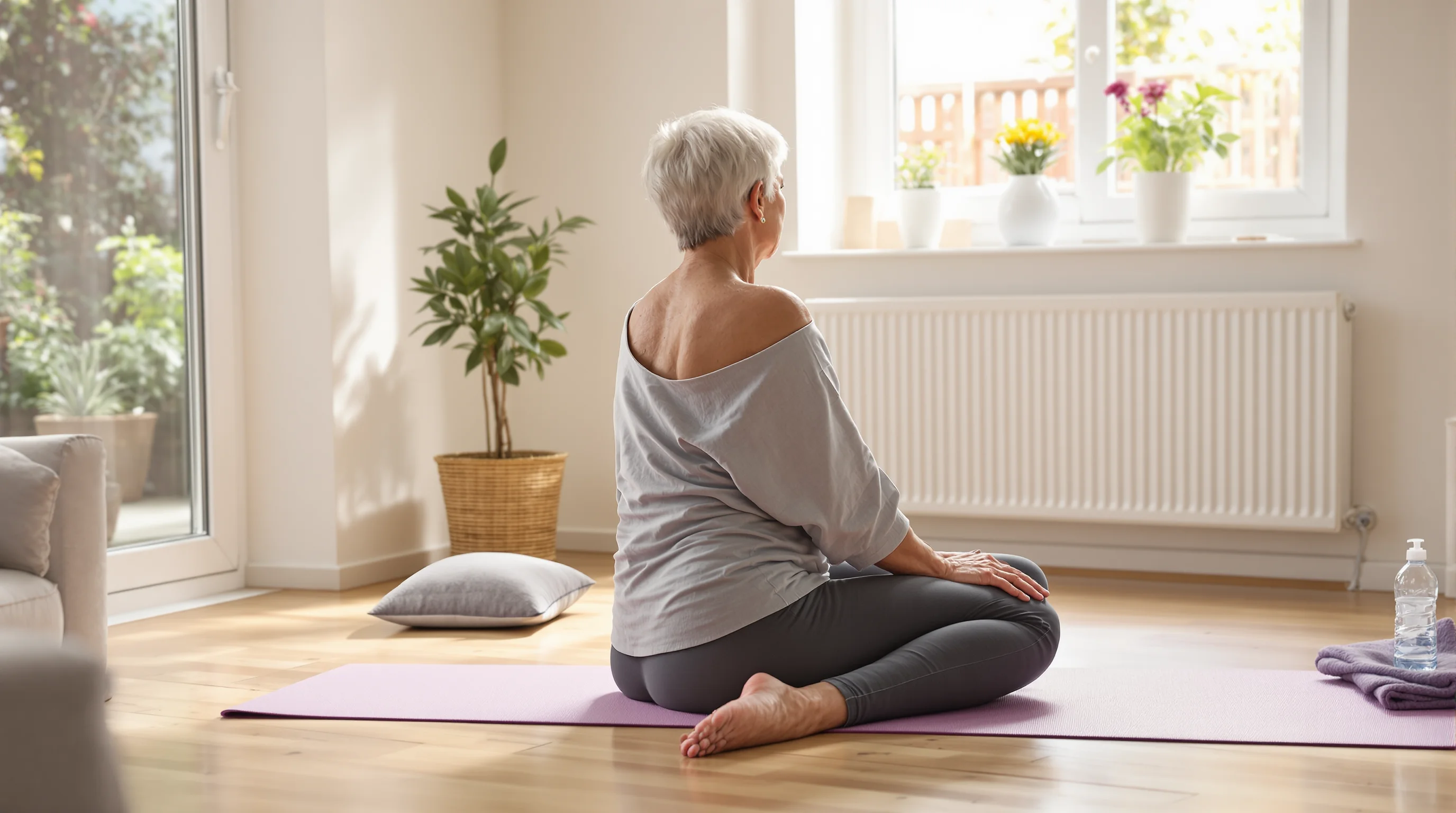 Étirement bas du dos douleur : les 7 étirements sûrs pour le senior