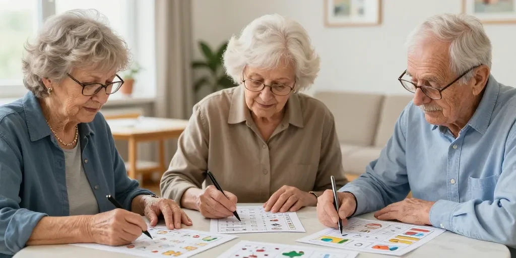 Exercices atelier mémoire : Les 10 supports ludiques à imprimer pour seniors