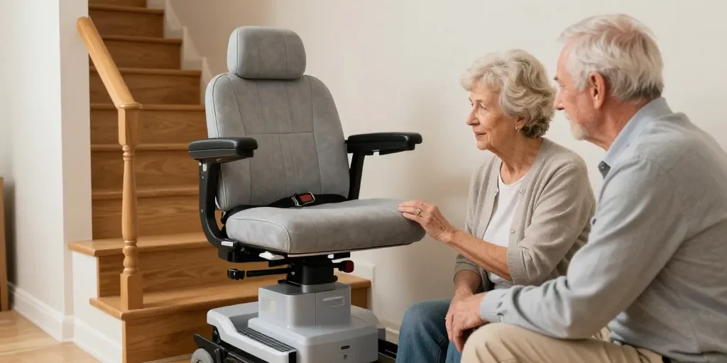 Fauteuil electrique monte escalier : le neuf ou l'occasion, comment choisir ?