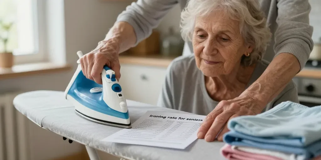Heure de repassage prix : le vrai prix horaire pour les seniors ?
