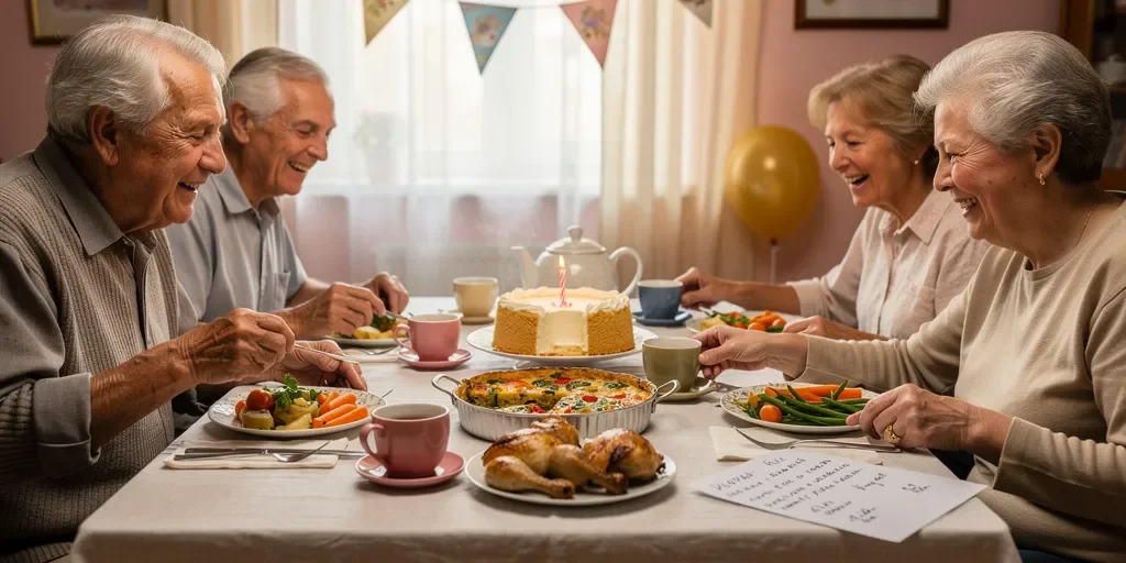 Idée repas pour anniversaire pas cher : Les 10 menus économiques pour seniors