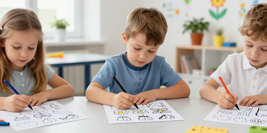 Maternelle dessin printemps facile : le pack de 10 modèles à imprimer