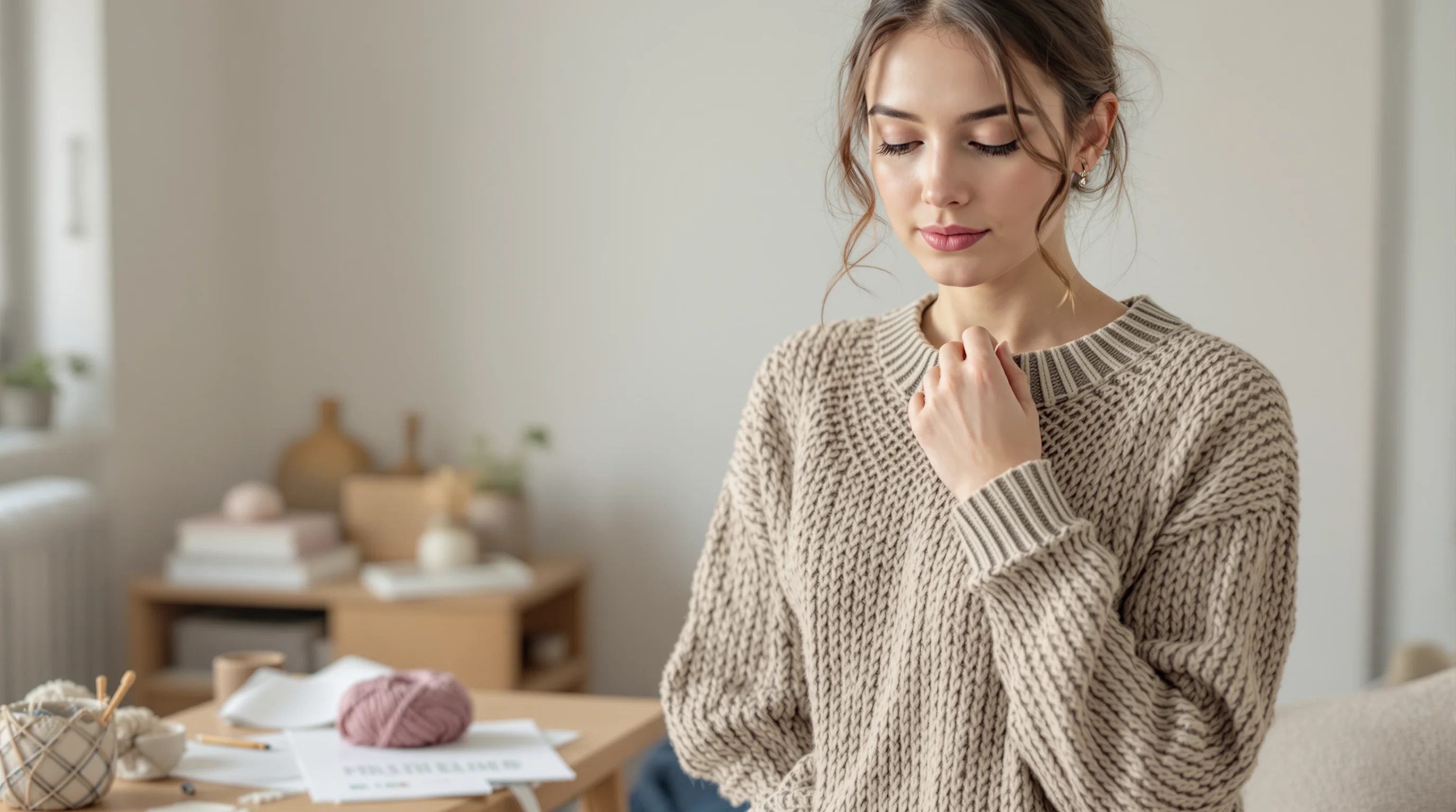 Modèle de pull en tricot gratuit : le patron parfait pour débutants ?