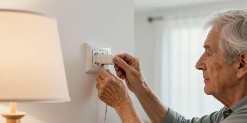 Prise suspendue plafond : le choix sécurisé pour les seniors ?